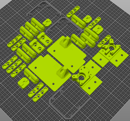 V-Core 3.1 Enclosure 2.0 Essential+Optional Printed Parts